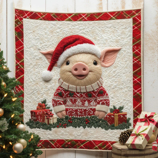 Magic Pig Quilt Blanket