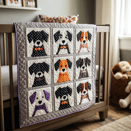 Magic Puppy Quilt Blanket - Quilted Blanket by OtterMia