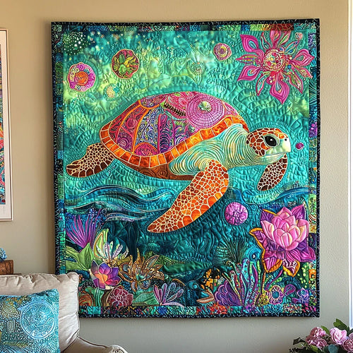 Magical Turtle Quilt Blanket