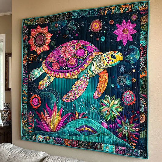 Magical Turtle Quilt Blanket