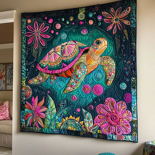 Magical Turtle Quilt Blanket