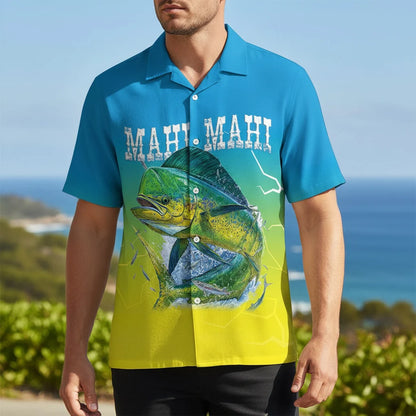 Mahi Mahi Fish Thunder Hawaiian Shirt
