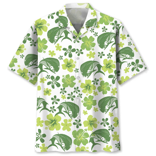 Mahi Mahi Hibiscus Hawaiian Shirt - S - hawaiian shirt