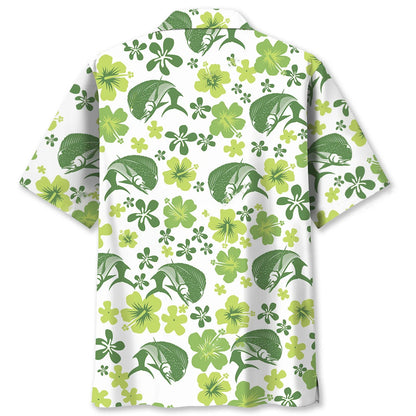 Mahi Mahi Hibiscus Hawaiian Shirt