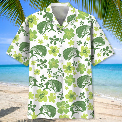Mahi Mahi Hibiscus Hawaiian Shirt