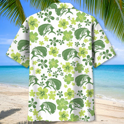 Mahi Mahi Hibiscus Hawaiian Shirt