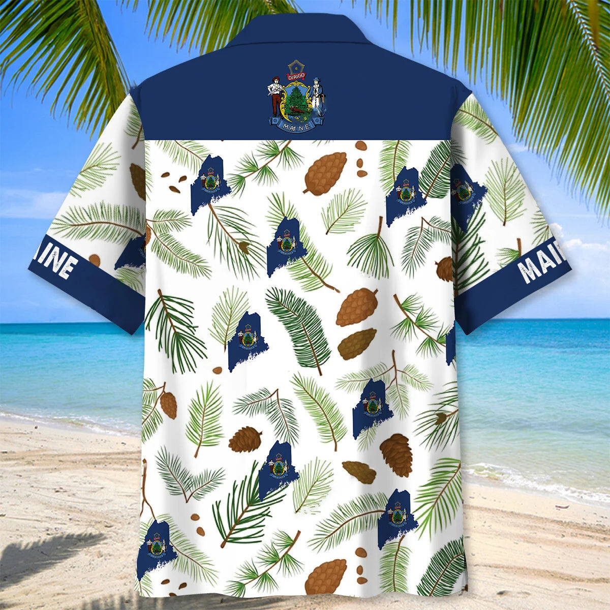 Maine Pine Tree State Hawaiian Shirt
