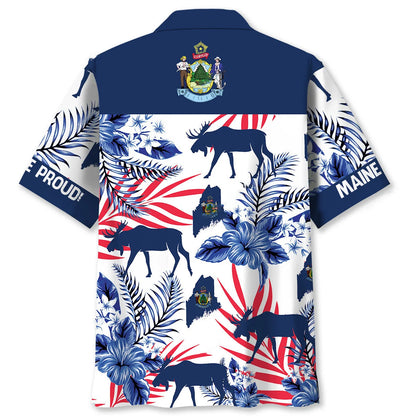 Maine Proud Hawaiian Shirt