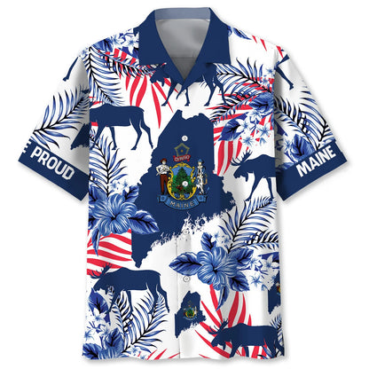 Maine Proud Hawaiian Shirt