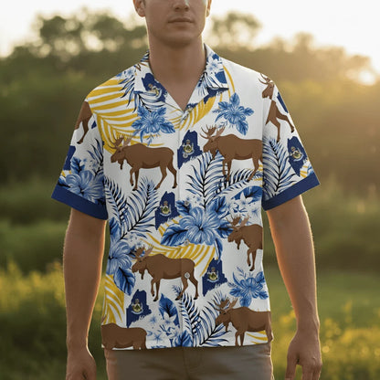 Maine State Proud Hawaiian Shirt