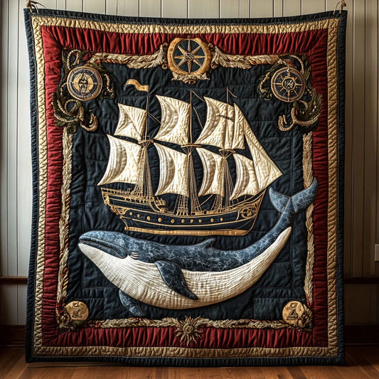 Majestic Armada Quilt Blanket