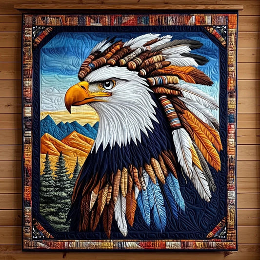 Majestic Eagle Quilt Blanket