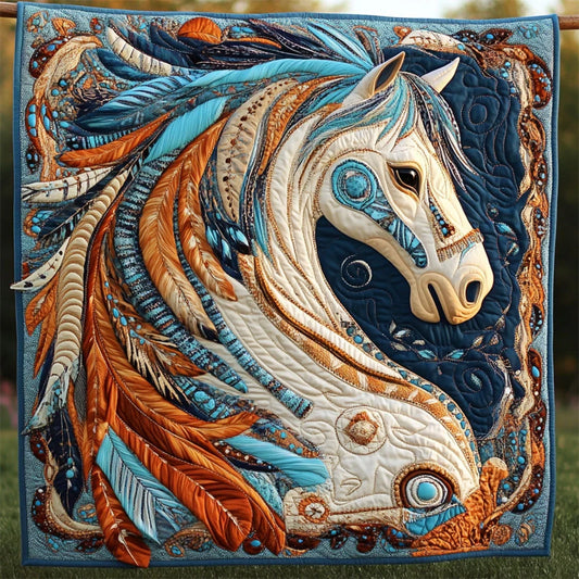 Majestic Horse Quilt Blanket