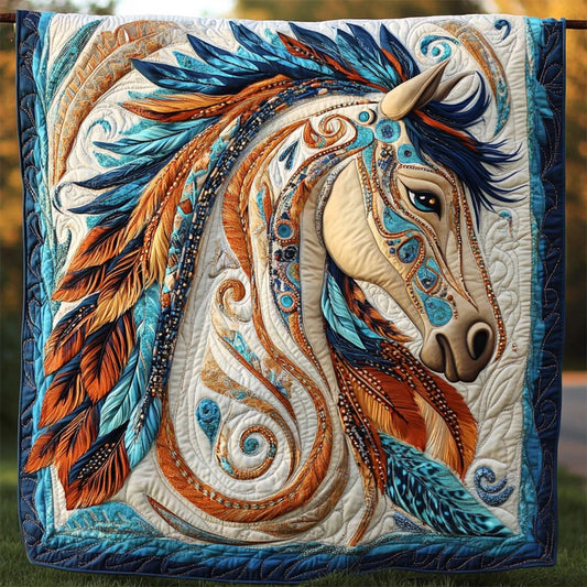 Majestic Horse Quilt Blanket