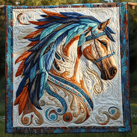 Majestic Horse Quilt Blanket
