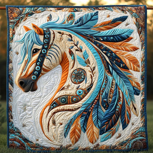 Majestic Horse Quilt Blanket