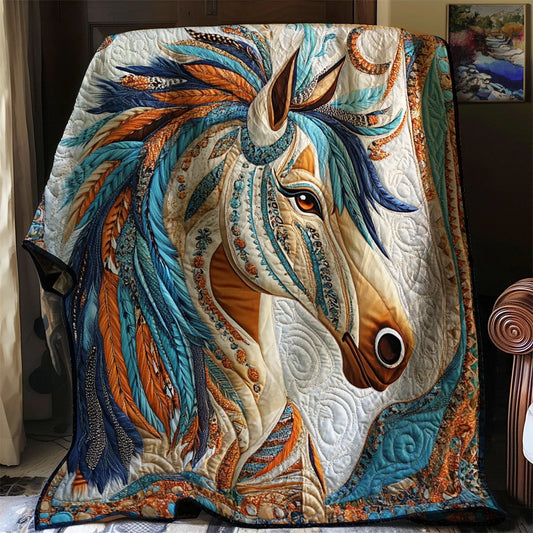 Majestic Horse Quilt Blanket