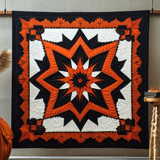 Majestic Mandala Star Quilt Blanket
