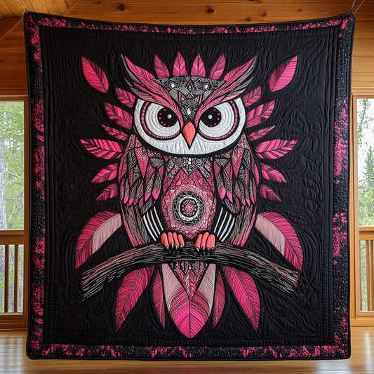 Majestic Owl Quilt Blanket