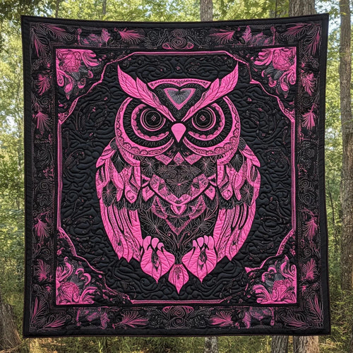Majestic Owl Quilt Blanket