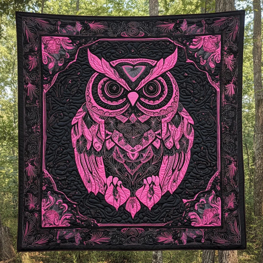 Majestic Owl Quilt Blanket