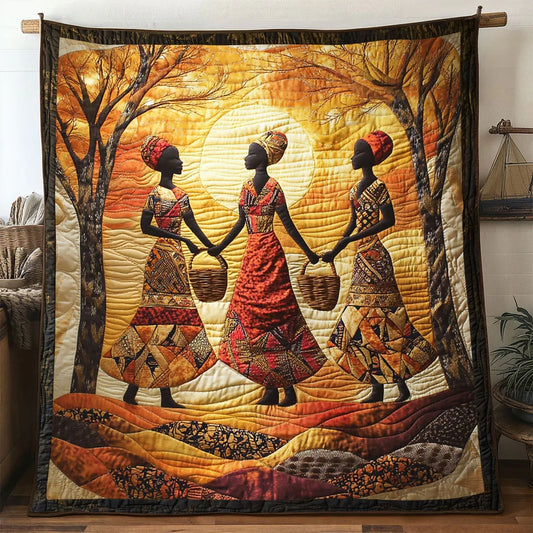 Majestic Woman Quilt Blanket