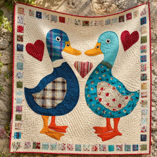 Mallard Shore Quilt Blanket - Quilted Blanket by OtterMia