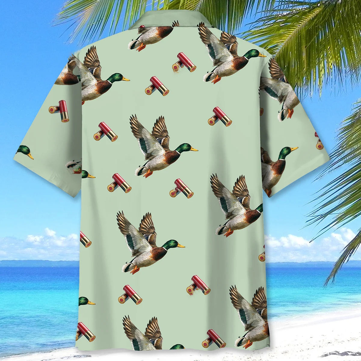 Mallard Duck Hunting Hawaiian Shirt