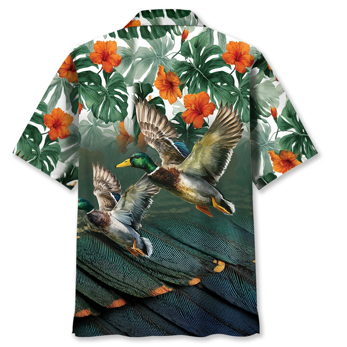 Mallard Duck Tropical Hawaiian Shirt
