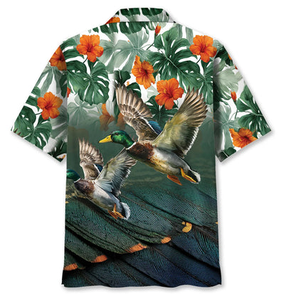 Mallard Duck Tropical Hawaiian Shirt