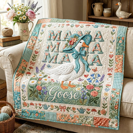Mama Goose Quilt Blanket