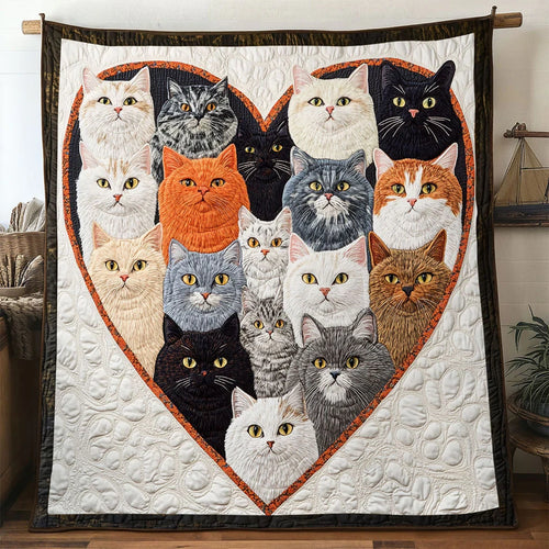 Manylove Cat Quilt Blanket