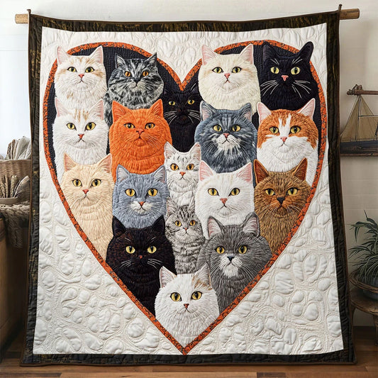 Manylove Cat Quilt Blanket