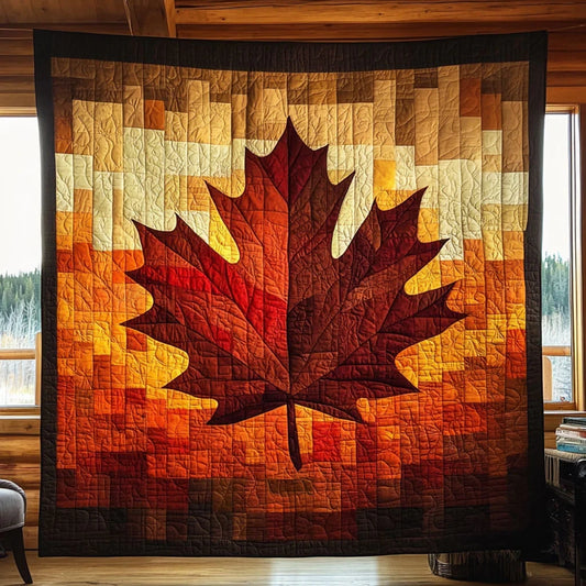 Maple Blaze Quilt Blanket
