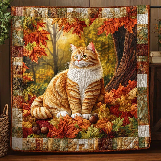 Maple Meow Quilt Blanket