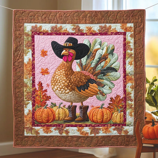 Maple Turkey Quilt Blanket