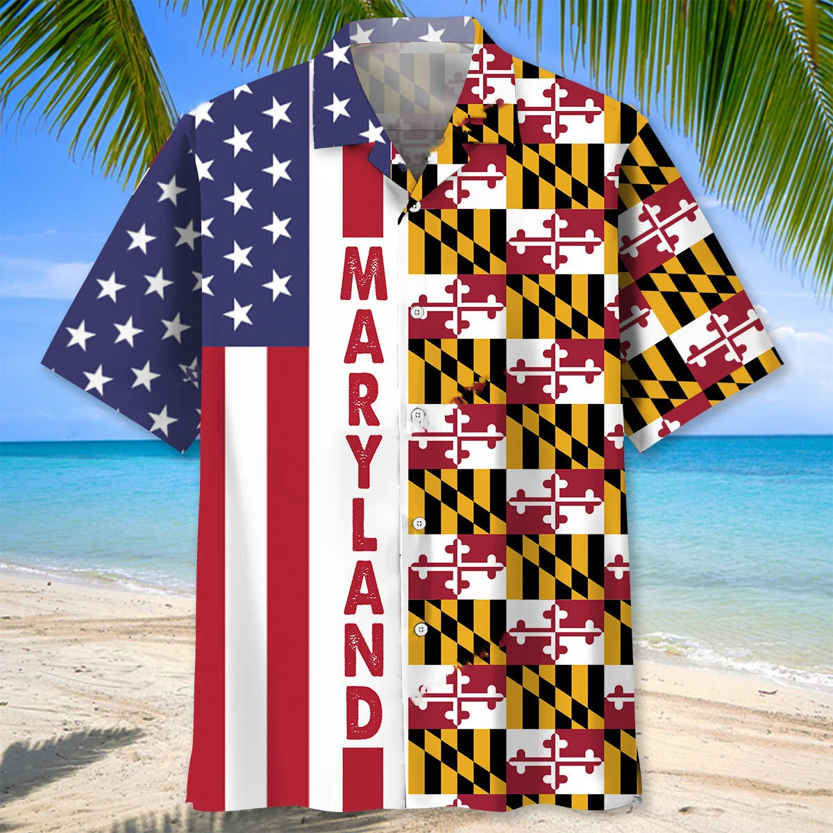 Maryland State Proud Hawaiian Shirt