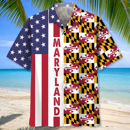 Maryland State Proud Hawaiian Shirt