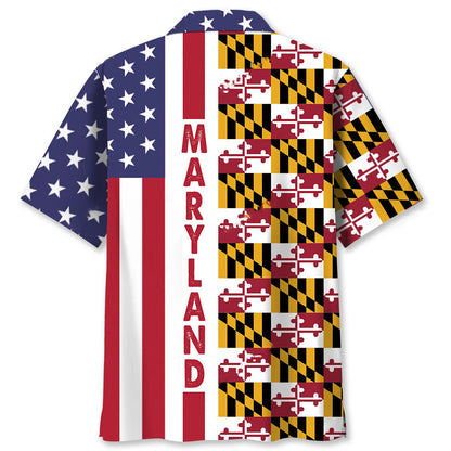 Maryland State Proud Hawaiian Shirt