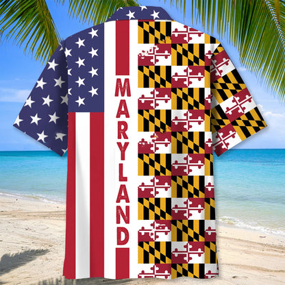 Maryland State Proud Hawaiian Shirt