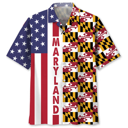 Maryland State Proud Hawaiian Shirt