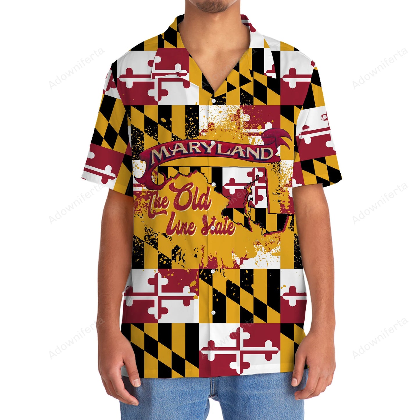 Maryland the Old Line State Proud Hawaiian Shirt