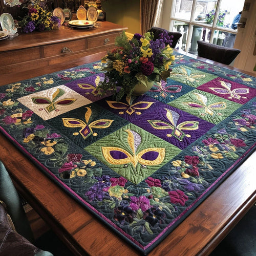 Masquerade Aura Quilted Table Topper