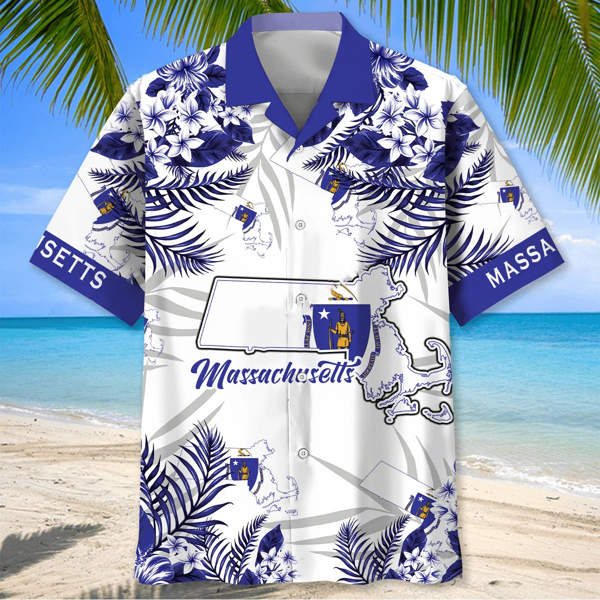Massachusetts State Hawaiian Shirt