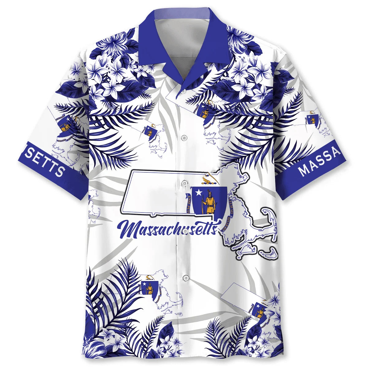 Massachusetts State Hawaiian Shirt