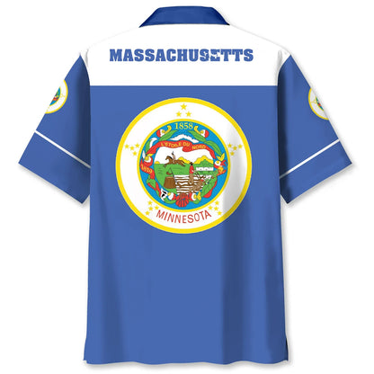 Massachusetts State Love Hawaiian Shirt