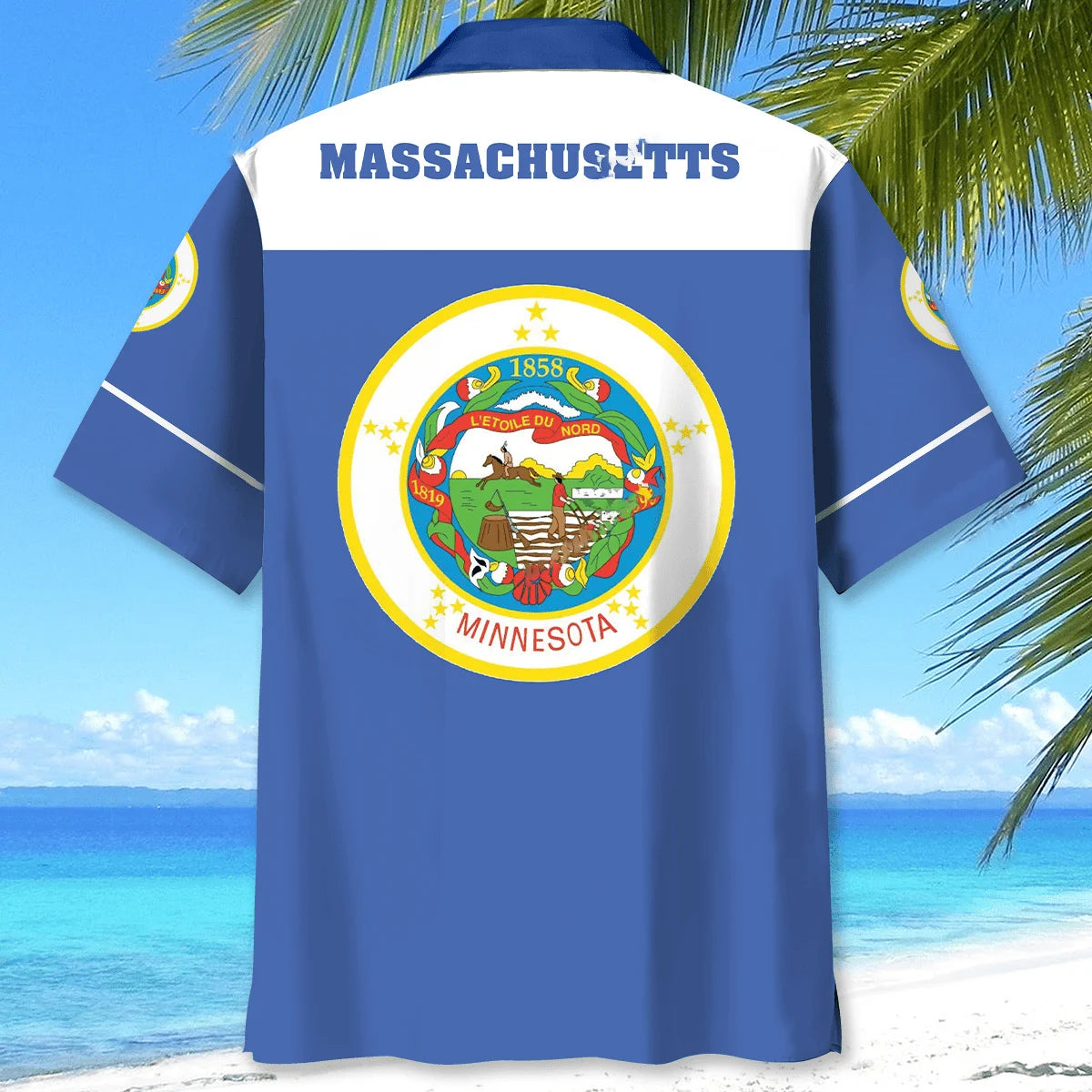 Massachusetts State Love Hawaiian Shirt