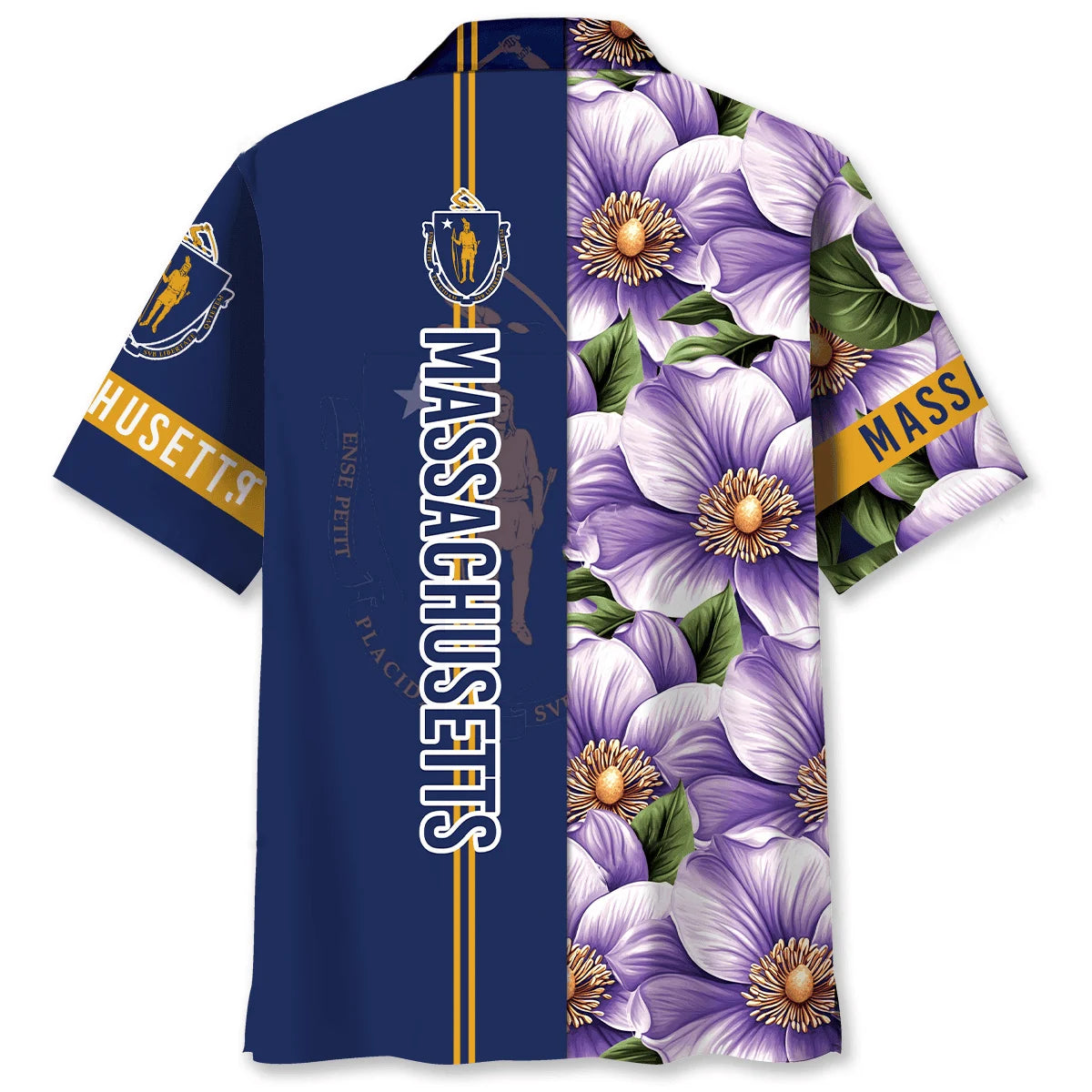 Massachusetts State Mayflower Hawaiian Shirt