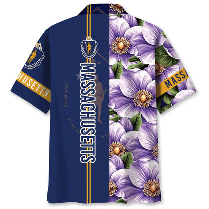 Massachusetts State Mayflower Hawaiian Shirt