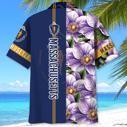 Massachusetts State Mayflower Hawaiian Shirt